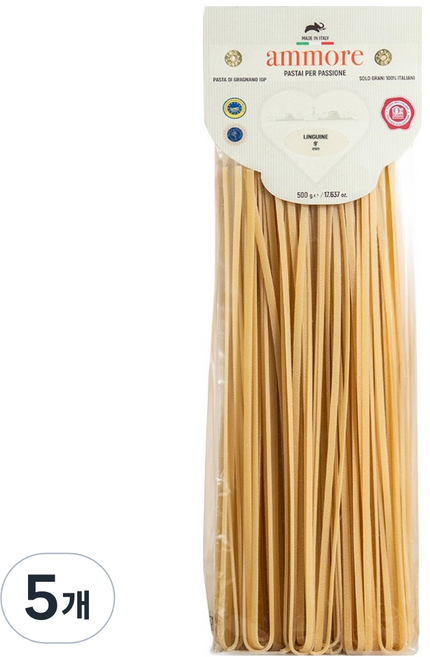 아모레 파스타 링귀니, 500g, 5개