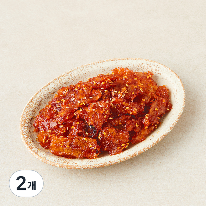 순봉이네부뚜막 고추장 양태구이채, 170g, 2개