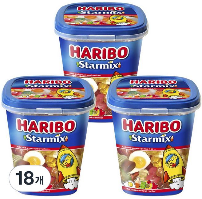 HARIBO 綜合明星軟糖, 175g, 18個