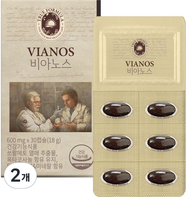 트루포뮬러 비아노스, 30정, 2개 - 쿠팡