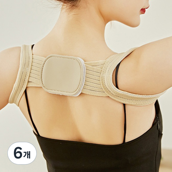 순잠 어깨 등 허리 숄더 밴드, 6개