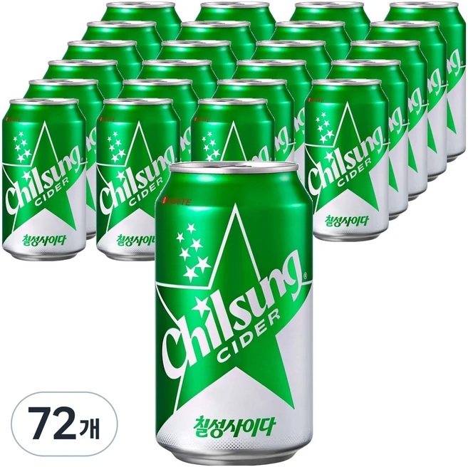 칠성사이다, 355ml, 72개 - 쿠팡