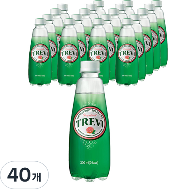 트레비 자몽 탄산음료, 300ml, 40개