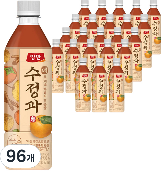 양반 배 수정과, 500ml, 96개