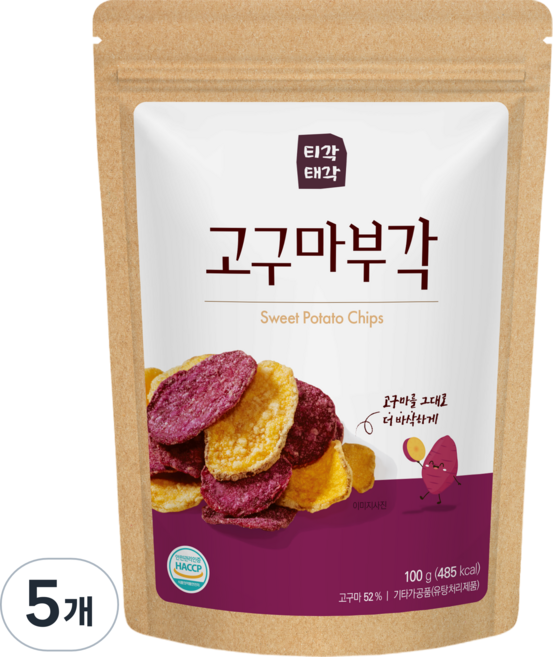 티각태각 고구마부각, 100g, 5개