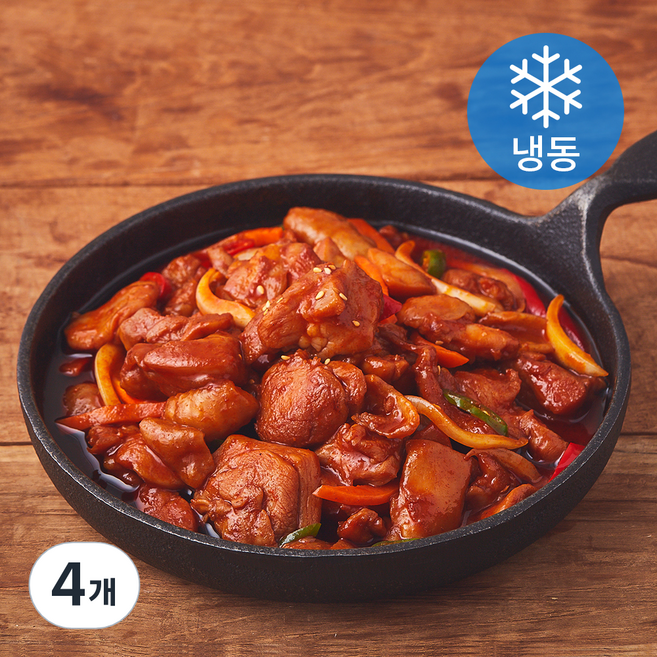 몽미당 불닭갈비 (냉동), 500g, 4개