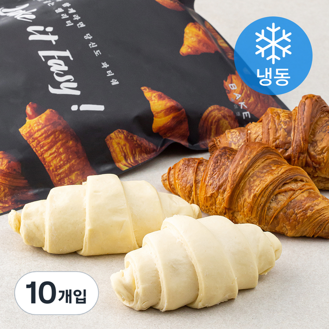 유니온트리 발효 A O P 이즈니 버터 쌀 크로와상 (냉동), 70g, 10개입