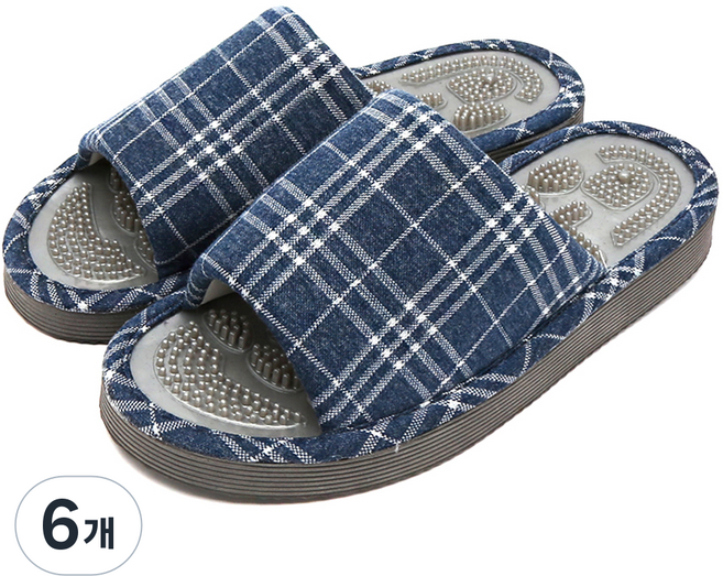 아날도바시니 팅커벨 지압 거실화, 블루, 6개