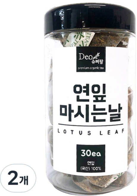 데오슈퍼팜 연잎 마시는날, 1.2g, 30개입, 2개