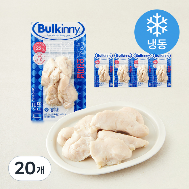 벌키니 닭 안심 오리지널 (냉동), 100g, 20개, 1개입