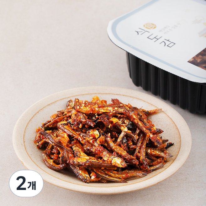 식도감 고추장 멸치볶음 반찬, 400g, 2개