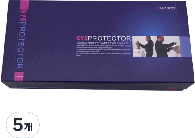 마이갓 미용실전용 페이스 라인 필름 100p, 투명, 5개