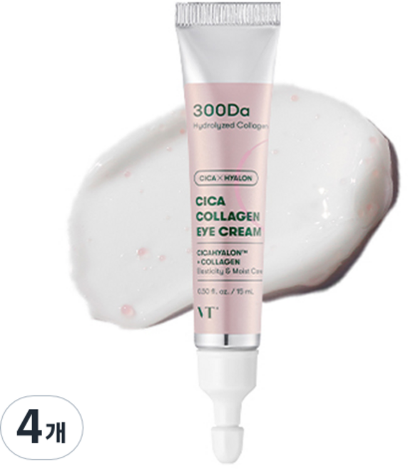 브이티코스메틱 시카 콜라겐 아이크림 리필, 15ml, 4개