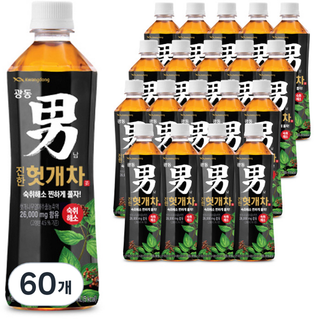 광동진한헛개차, 500ml, 60개