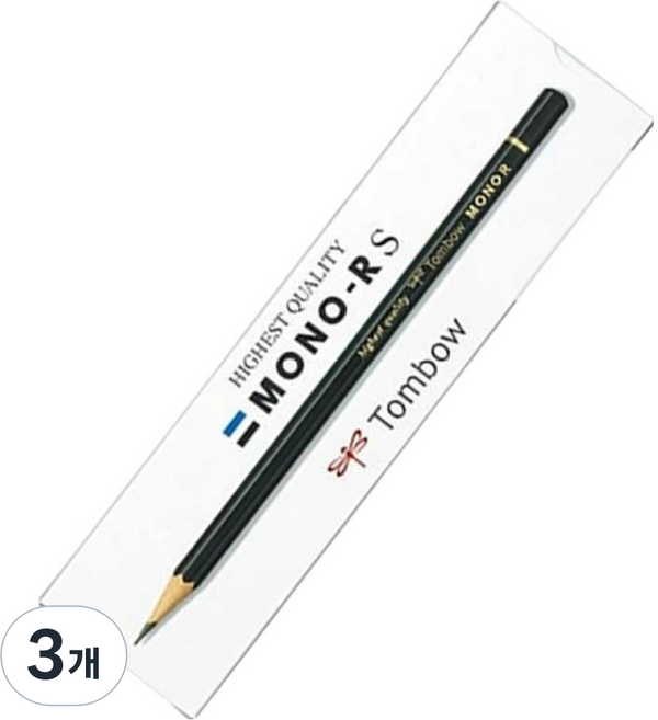 톰보우 모노 RS 고급형 연필 4B, 블랙, 36개