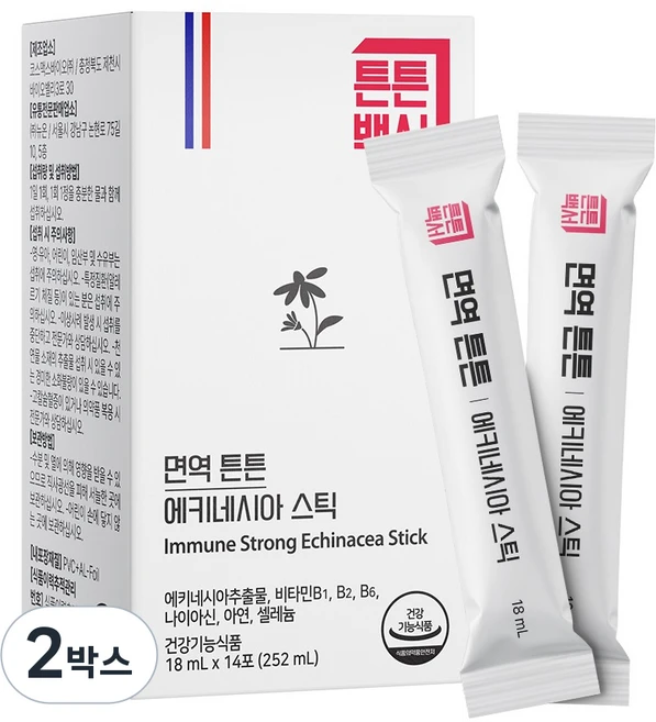 NUON 면역 튼튼 에키네시아 스틱, 2박스, 14회분 - 쿠팡