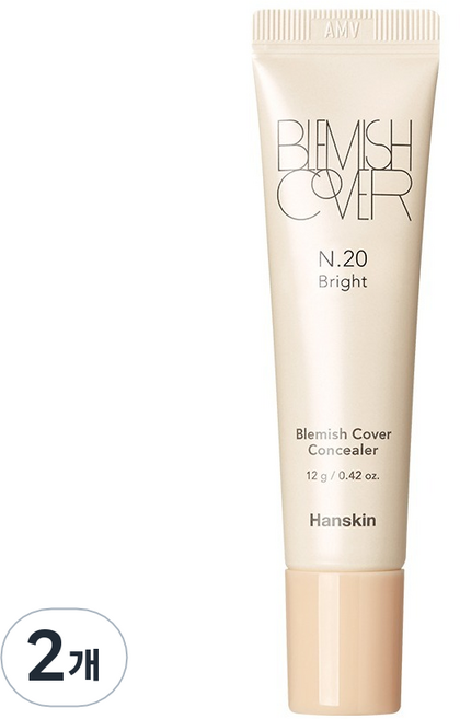 한스킨 컬러에디션 블레미쉬 커버 컨실러 12g, 브라이트, 2개
