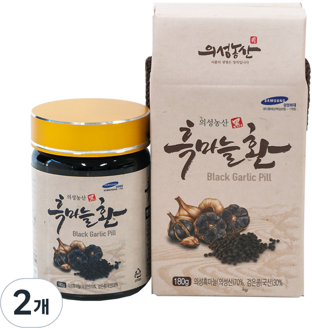 의성농산 흑마늘환, 2개, 180g