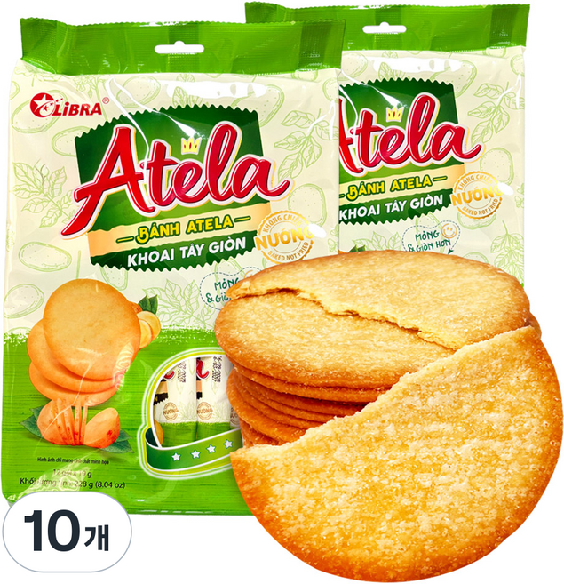 LiBRA Atela 馬鈴薯蘇打餅, 228g, 10個