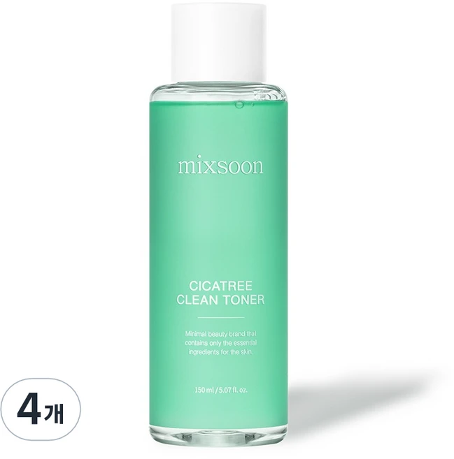 믹순 시카트리 클린 토너, 150ml, 4개 - 쿠팡
