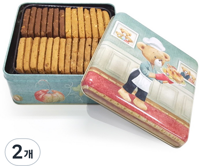 제니베이커리 8믹스 넛츠 쿠키, 2개, 460g