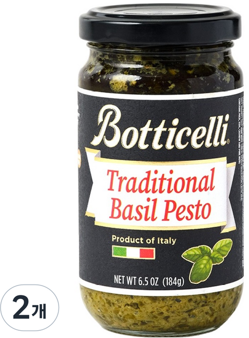 BotticelliFoods 傳統羅勒青醬, 184g, 2個