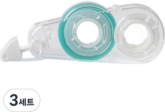 델리 구름 양면 풀테이프 리필 4p 세트 6mm x 8m, 화이트, 3세트