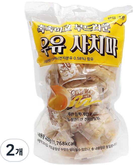 우유 사치마, 400g, 2개