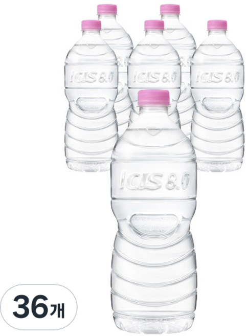 아이시스 8.0 ECO 생수 무라벨, 1L, 36개