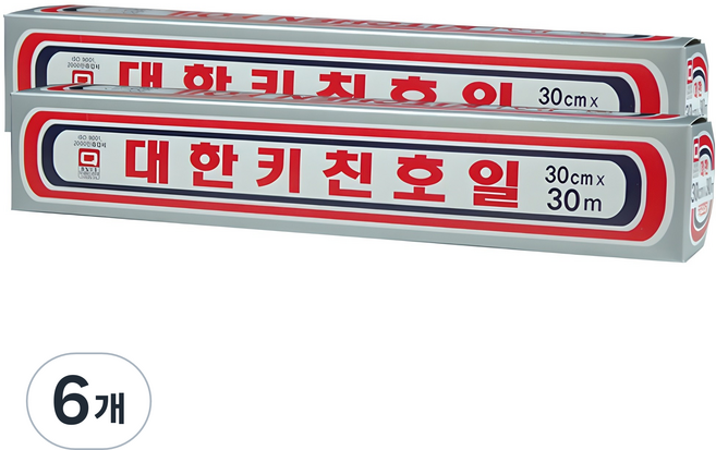 대한웰빙 키친호일, 30m, 6개