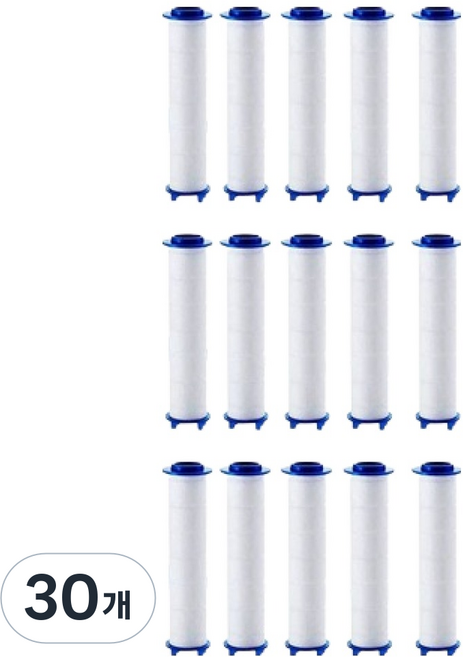 Maket Gamseong 旅行用簡易蓮蓬頭濾心, 單一顏色, 30個