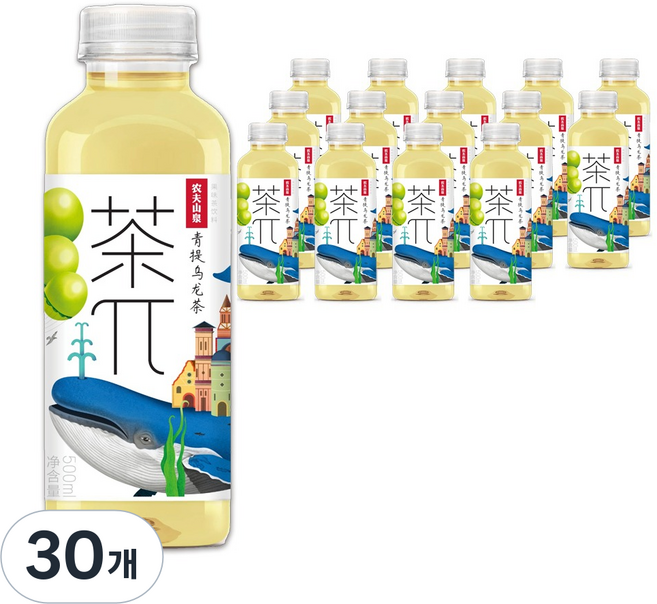 차파이 청포도 우롱차, 30개, 500ml