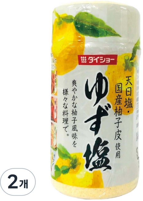 다이쇼 유자 소금 시즈닝, 80g, 2개
