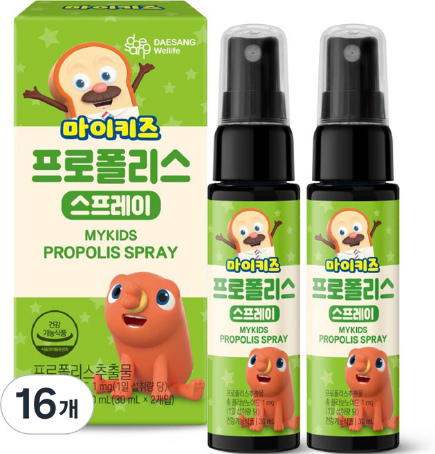 대상웰라이프 마이키즈 프로폴리스 스프레이, 30ml, 16개
