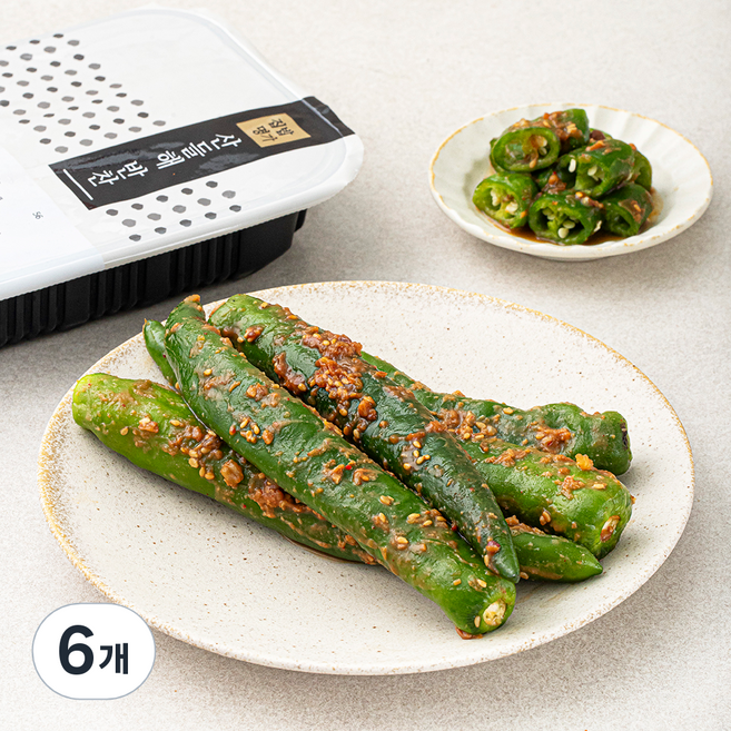 산들해 오이고추 된장무침, 210g, 6개