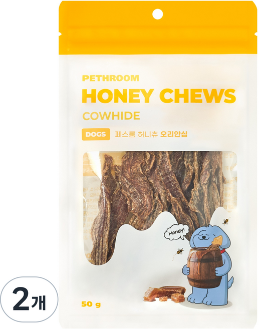 페스룸 강아지 허니츄, 오리안심, 50g, 2개