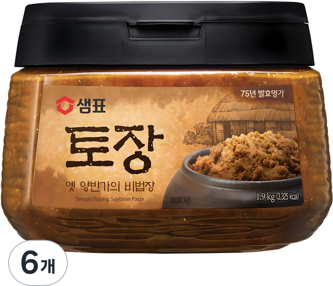 샘표 토장, 1.9kg, 6개