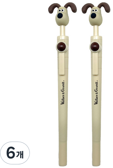 PINKFOOT 超級無敵掌門狗旋轉筆 0.5mm, 6個, 混色