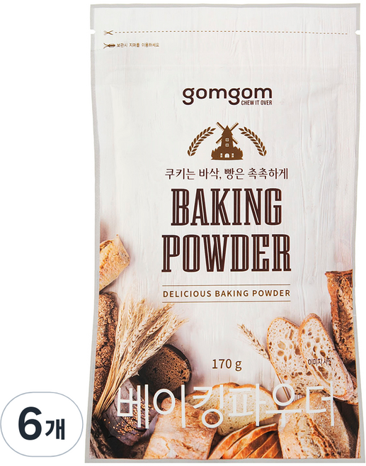 곰곰 베이킹 파우더, 170g, 6개
