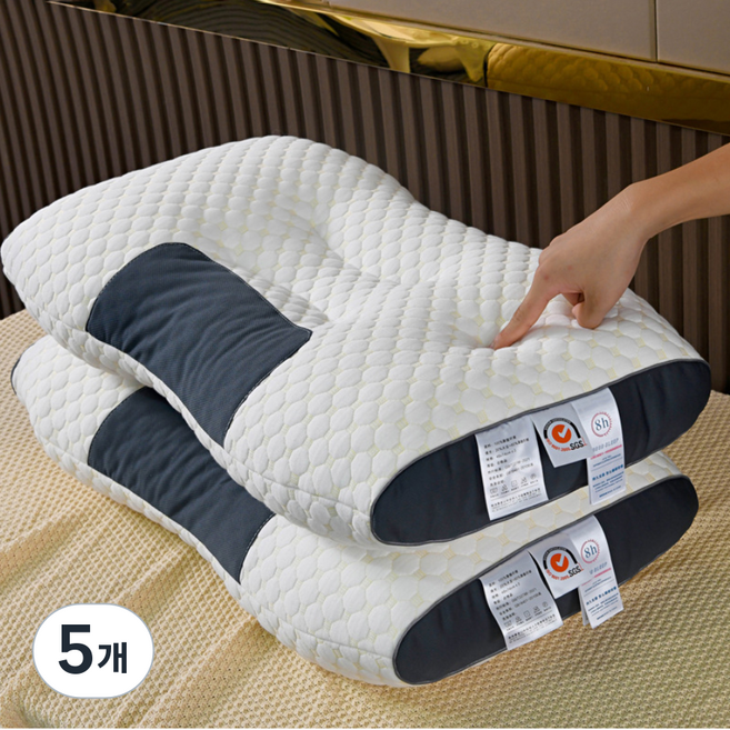 Hawaii Sleep 高密度頸椎枕, 5個, 灰色