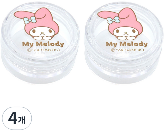 뷰티홈 산리오 캐릭터즈 크림용기 5ml, 마이멜로디, 4개