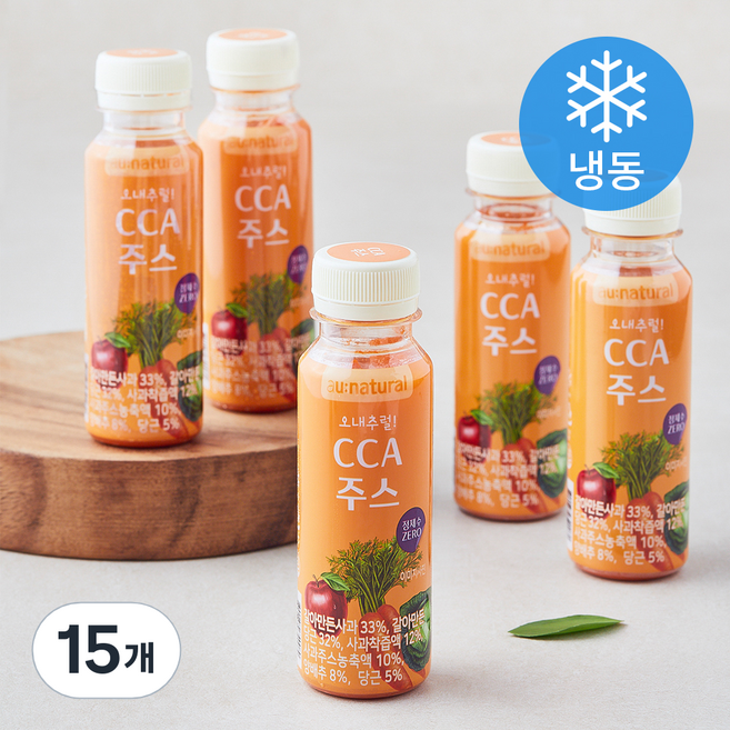 오내추럴 CCA 과채주스 (냉동), 15개, 120ml