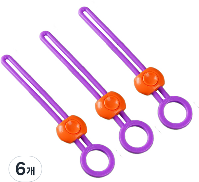 클레어라 휴대용 조이는 스트랩 밴딩 밀봉기, 퍼플, 6개