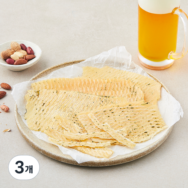 바른 전기구이 오징어, 3개, 180g