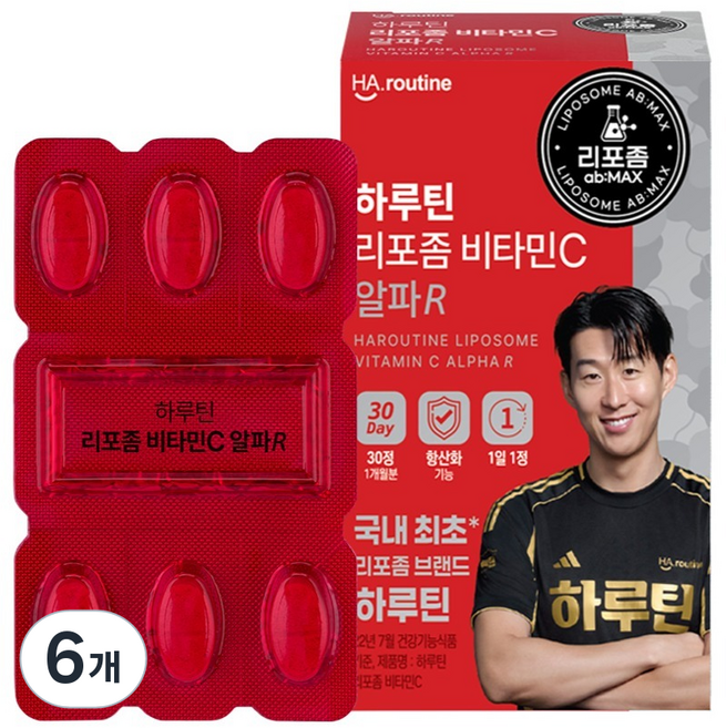 하루틴 리포좀 비타민C 알파R 33g, 30정, 6개