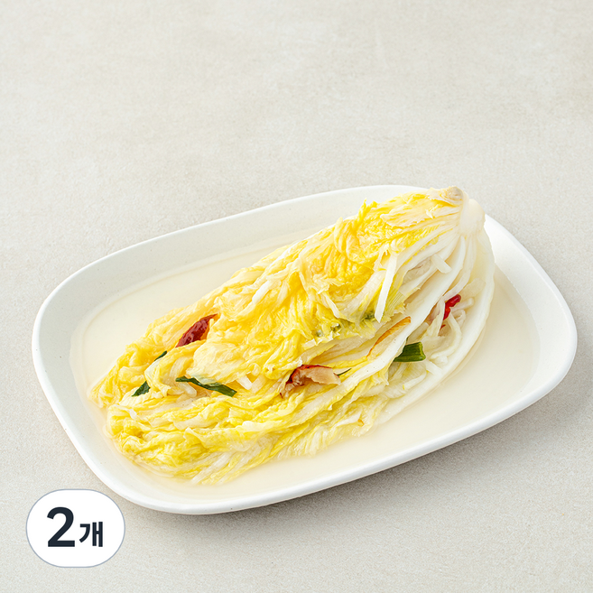한울 백김치, 1kg, 2개