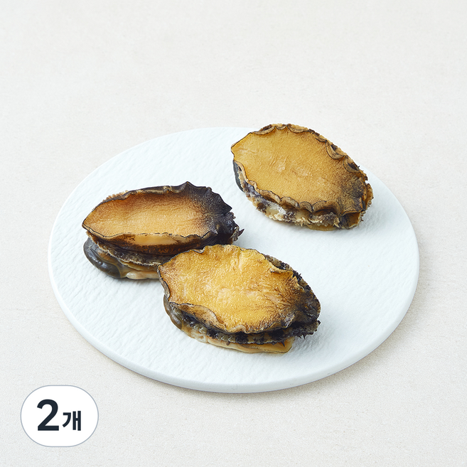 아라보감 완도 손질 데친 전복 (냉장), 2개, 140g(3마리)