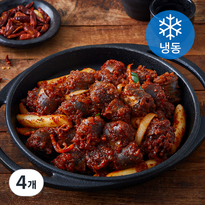 푸딩프렙 매콤 순대볶음 (냉동), 470g, 4개