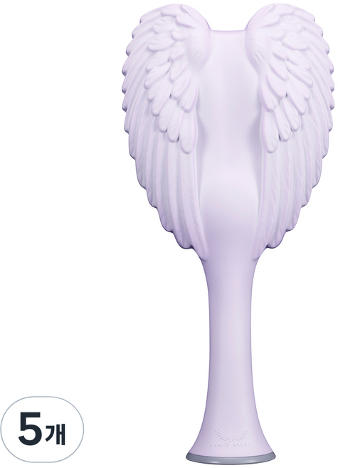 탱글엔젤 손상모용 파스텔 소프트터치 헤어브러쉬, 라일락, 5개