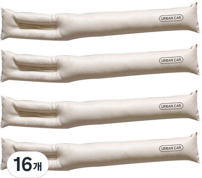 어반카 차량용 틈새쿠션, 크림베이지, 16개